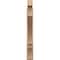 Ekena Millwork 5 1/2-in W x 36-in D x 44-in H Balboa Block Rough Cedar Woodgrain TimberThane Outlooker, Primed Tan OUTUR055X36X44BOA44RCPR - alternate 6